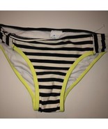 California Waves Bikini Bottom Swimsuit Size Small Striped Tankini - $11.99