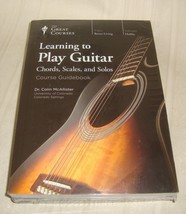 The Great Courses Learning to Play Guitar 4 Disc DVD Set + Course Guidebook New - $16.82