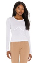 Monrow Bustier Long Sleeve Top White ( M ) - £51.35 GBP