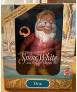 Vintage 1992 Disney&#39;s Snow White &amp; Seven Dwarfs &quot;DOC&quot; Doll Figure, Matte... - £10.01 GBP