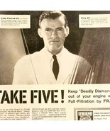 1958 Fram Oil Air Fuel Water Filters Street Advertisement Automobilia Li... - $459.19 MXN