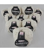 White GALAXY Yarn Sequin Wool Blend Sparkle King Cole Diamond Soft 1714 ... - $13.99