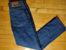 Duluth Trading Co Flex Weekender Jean  Mens 32x34 Blue Jeans Stretch - £23.97 GBP