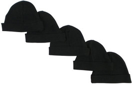 Black Baby Cap (pack Of 5) - $16.46