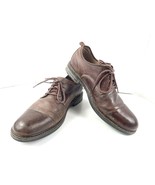 Clarks Oxford Men 11 M Shoes Brown Leather Cap Toe Lace Up Dress Derby Work - €32,40 EUR