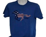 Wrangler Rooted Men&#39;s Distressed Logo American Flag Mustang Tee T-Shirt ... - £10.71 GBP