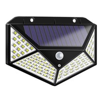 Color: Black - Outdoor Solar 100 LED Motion Sensor Light - $41.79