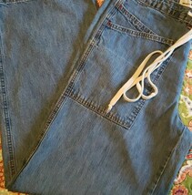 Chazzz Brand ~ Denim Blue Jeans ~ Juniors&#39; Size 11 ~ Light Wash ~ Tie Cl... - $26.18