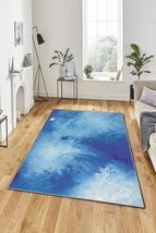 LaModaHome Area Rug Non-Slip - Blue Sky Soft Machine Washable Bedroom Rugs Indoo - £24.95 GBP+