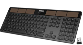  Arteck 2.4G Wireless Keyboard Stainless Steel Ultra Slim Full Size Keyboard - $29.95