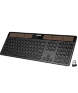  Arteck 2.4G Wireless Keyboard Stainless Steel Ultra Slim Full Size Keyb... - £23.52 GBP