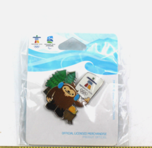 2010 Vancouver Winter Olympics Canada Enviroment Quatchi Collectible Pin New - £12.29 GBP