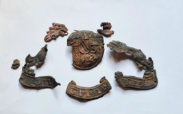 Remains of a WW1 Bavarian Spike Helmet Plate - $12.13