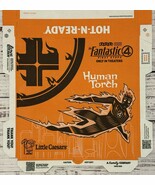 Fantastic Four  little Caesars Pizza Box human torch, Art Deco Box New - €16,05 EUR