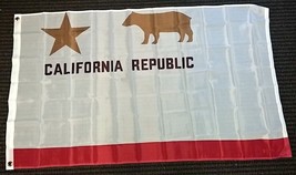 California Republic 1846 Historical Polyester 3X5 Foot Flag Outside Banner State - £15.97 GBP