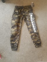 NWT Boys Seattle Seahawks Football Sweat pants Jogger Official Camo NFL L 14-1 6 - £37.37 GBP