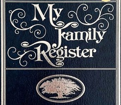My Family Registry NOS New Vintage 1977 HC Family Tree History Journal WHBS - $69.99