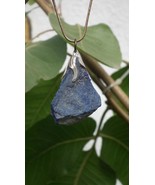 raw lapis lazuli pendant - $16.11