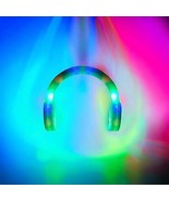 LED Foam Lights Light Up Headphones Party Accesory 3 - £23.73 GBP