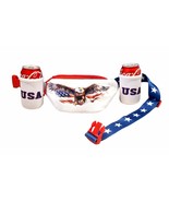 USA Eagle Merica Beverage Belt Fanny Pack Holster All American Classic C... - $315.60 MXN