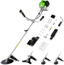 Weed Wacker Straight Shaft Grass Trimmer For Lawn And Garden Care, Green... - $219.99