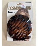 Vintage Cosmopolitan Claw Hair Clip Y2K 1999 Brown Tortoise Shell - £9.49 GBP