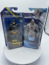Batman &amp; Cyborg 6&quot; Action Figures Lot 2021 Spin Master DC Comics with Bat Tech - £6.04 GBP