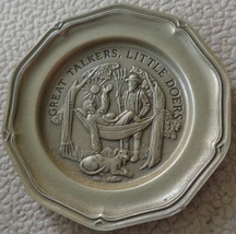 Great Talkers... - Franklin MInt Miniature Collectible Plate - VGC BRONZE - £7.01 GBP