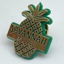 Savannah Georgia Est. 1733 City State Souvenir Plastic Lapel Hat Pin Pin... - $4.95