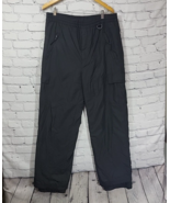 Sport Essentials Snow Pants Mens L Large Black Outdoor Skiing  - £15.62 GBP