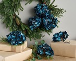 Set of 6 Hydrangea Clips by Valerie in Midnight Blue - $193.99