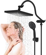 Hibbent 7-Spray 8 Inch High Pressure Rainfall Shower Head /, Rubbed Bronze - £81.79 GBP