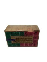 Rubber Stamps Hero Arts A Miniature Christmas Set 18 Mini Stamps Vintage 1990 - $10.48