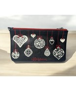 BRIGHTON &quot;Love Notes&quot; Wristlet Pouch Purse Holiday Ornaments Happy Peace... - $15.83
