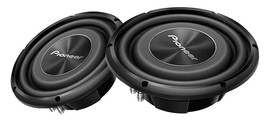 2x Pioneer TS-A2500LS4 10&quot; 1200W MAX Single Voice Coil Shallow Mount Subwoofer - £392.52 GBP