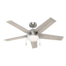 Hunter Fan 3009345 44 in. Bartlett Indoor Ceiling Fan, Brushed Nickel - $232.36