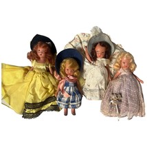 Lot of 4 Nancy Anne Storybook Dolls Bisque Little Betty Blue &amp; Others Vintage - $39.53