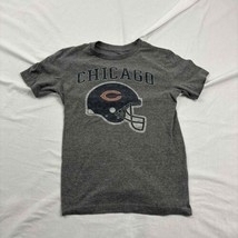 Nfl Chicago Bears Print T-Shirt Heathered Gray Short Sleeve Crew Neck Large - $14.85