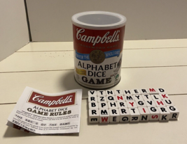 Campbells Alphabet Dice Crossword Game 2550 2011 - £11.58 GBP