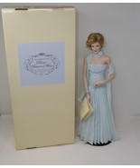 Franklin Mint Heirloom Porcelain Princess Diana of Wales w/Blue Dress - £37.75 GBP