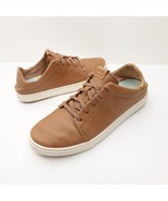 Olukai Pehuea Li &#39;ILI Women’s Size 8 Casual Brown Tan White Leather Shoes - $44.99