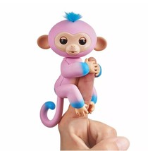 WowWee Fingerlings Baby Monkey Interactive Pet Candi (Pink with Blue Accents) - £16.03 GBP