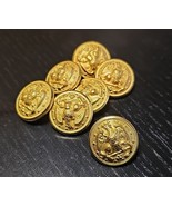 Vintage Eagle With Anchor 7/8&quot; Navy Brass Button WATERBURY BUTTON Co. CONN - $19.61 CAD