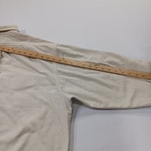 Vintage Eddie Bauer Men's Cream Heavyweight Cotton Long Sleeve Shirt Chest 52" image 5