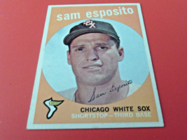 1959 Topps Sam Esposito #438 White Sox Baseball Nm / Mint Or Better ! - $44.99