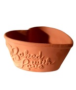 Heart Shaped Pottery Dish Baked With Love Rabbit Creek Vintage 1997 - £20.47 GBP