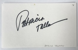 Patricia Tallman Signed Autographed Vintage 3x5 Index Card #2 - $15.00