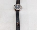 Swarovski 5242898 Lovely Crystals Silver Black MOP Leather Strap Womens ... - $149.99