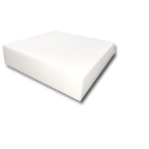 Upholstery Foam Cushion High Density, 6" H X 24" W X 24" L, White, 1 Count (Pack - £55.77 GBP