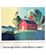PPG Pittsburgh Paints 1948 Advertisement Sun Proof House Paint DWHH4 - $82.25 CAD